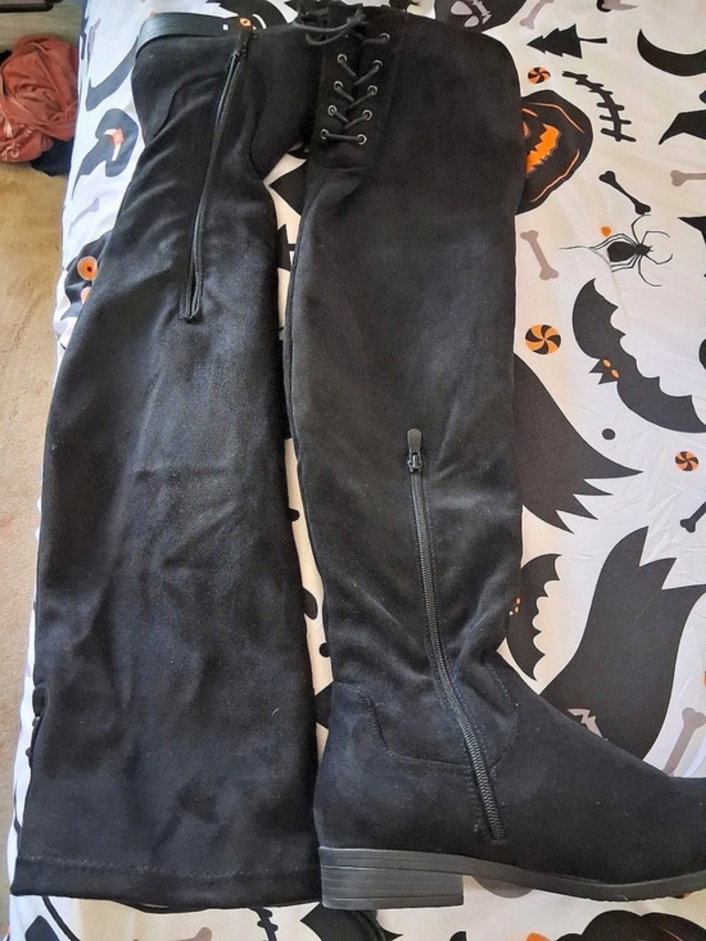 Dream Pairs Women's Black Over-the-Knee Boots US 8.5